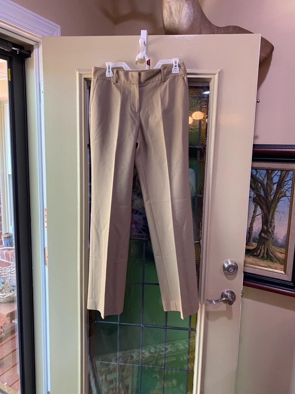 Ann Taylor Tailored Khaki Dress Pants